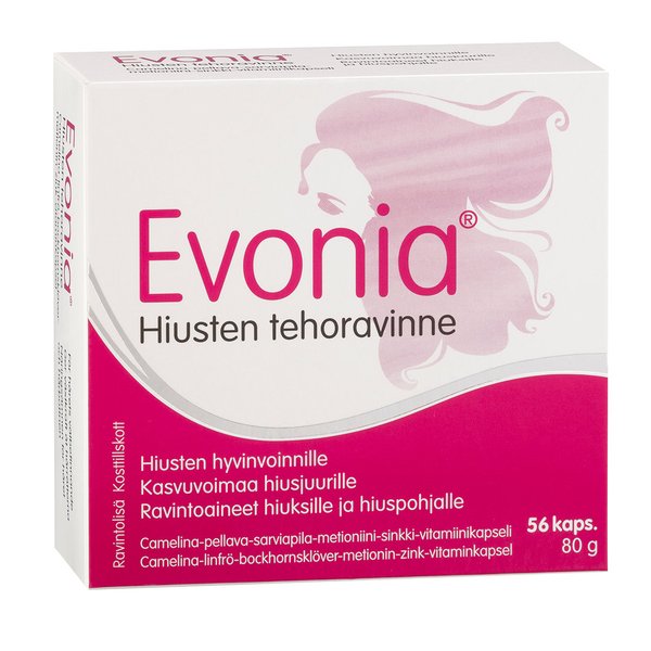 Evonia® Hiusten Tehoravinne 56kaps