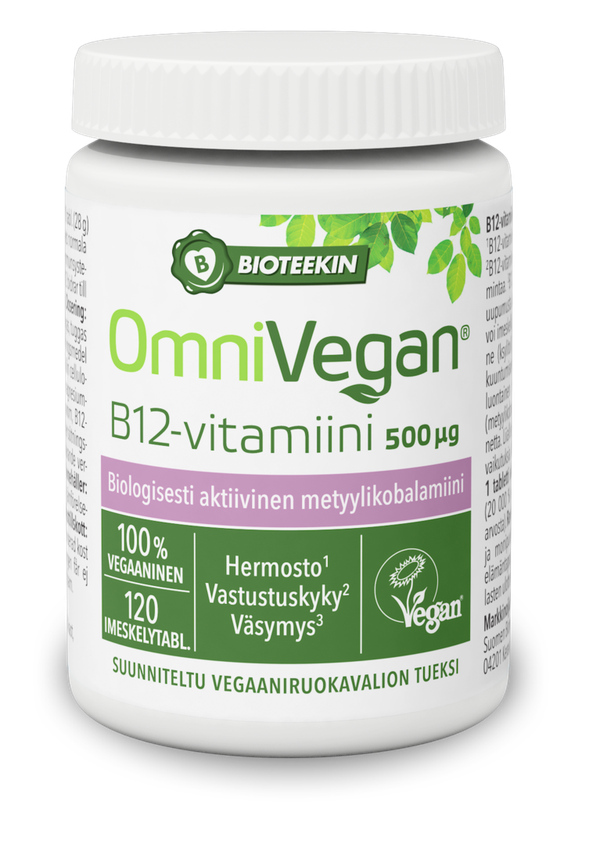 OmniVegan® B12-vitamiini 120tabl