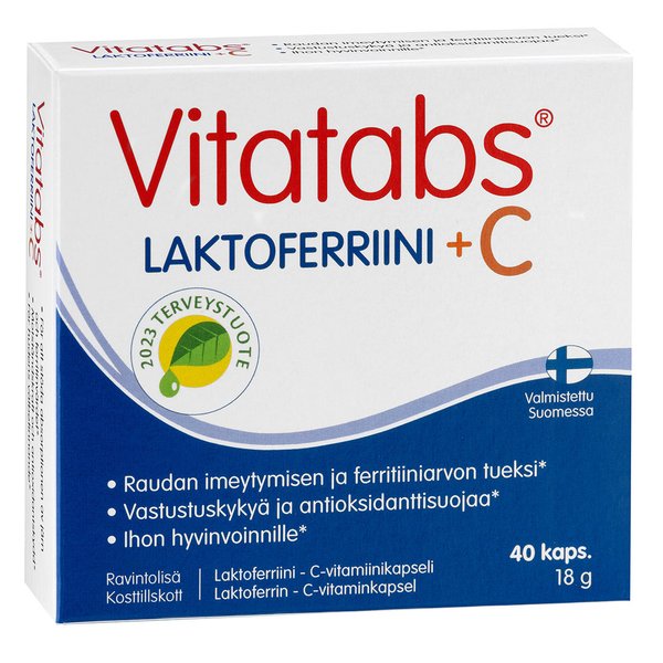 Vitatabs® Laktoferriini + C 40kaps