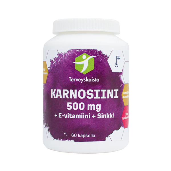 Karnosiini + E-vitamiini + Sinkki 60kaps
